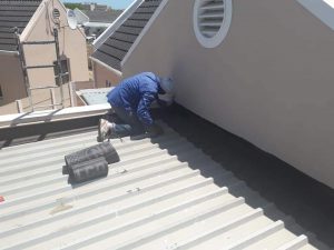 Job007 Waterproof Roof Outside Before Worker Laying